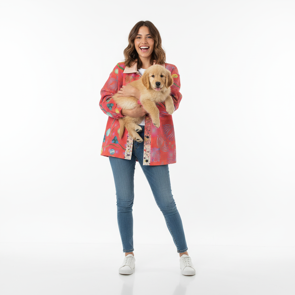 AOP Unisex Casual Lapel Jacket Kukloso Patchwork Collage No 78