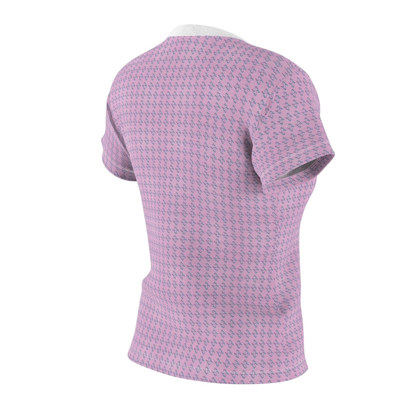 Women's Cut & Sew Tee (AOP) Kukloso Whimsical No 40 No 2 Colored Shapes on Pink - Free Shipping