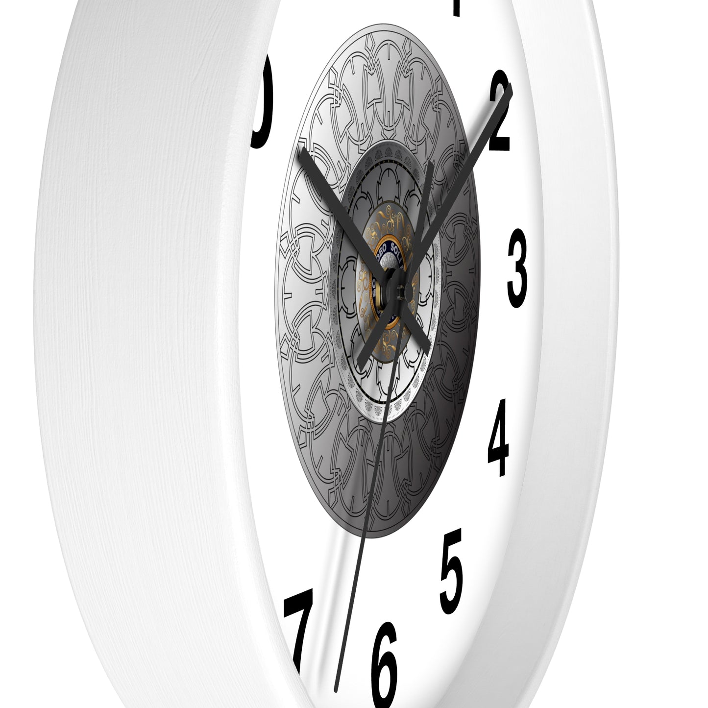 Wall Clock Kukloso OVC No 4288 Mandala - Free Shipping