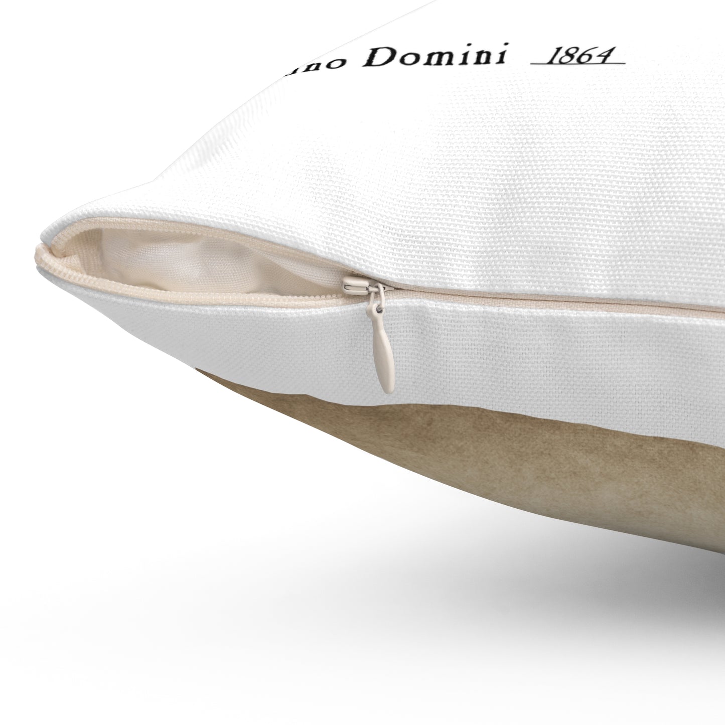 Spun Polyester Square Pillow Kukloso 'The Bixby Letter', Abraham Lincoln, 1864 - Arguably the greatest piece of American prose. - Free Shipping