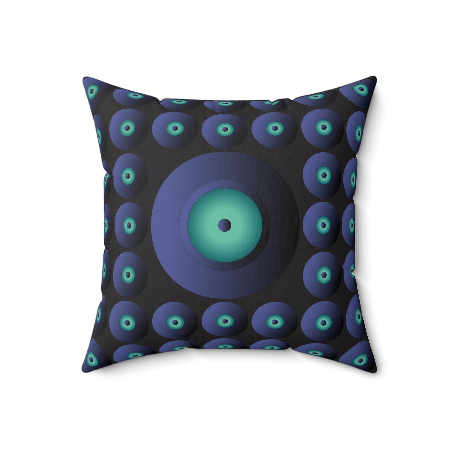 Spun Polyester Square Pillow Kukloso Abstractical No 12 - Free Shipping