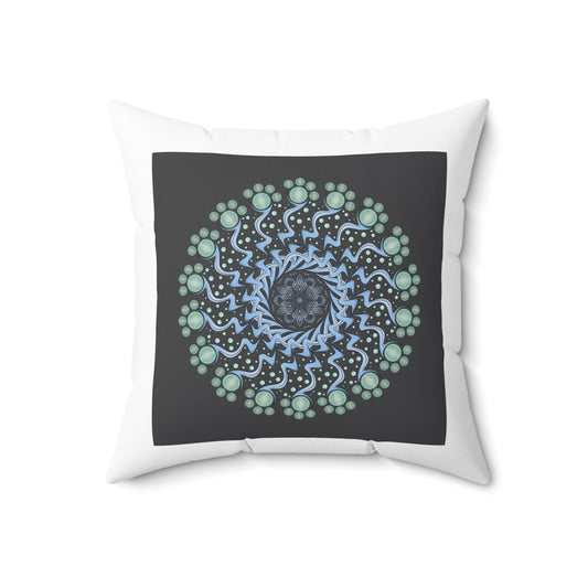 Spun Polyester Square Pillow Kukloso Graphics No 1466 & No 1467 - Free Shipping