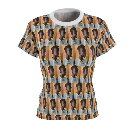 Women's Cut & Sew Tee (AOP) Kukloso Cubist Faces No 3 - Free Shipping