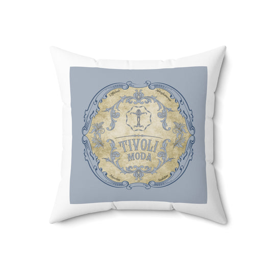 Spun Polyester Square Pillow Kukloso 'Tivoli Moda" 1953 No 2 - Free Shipping