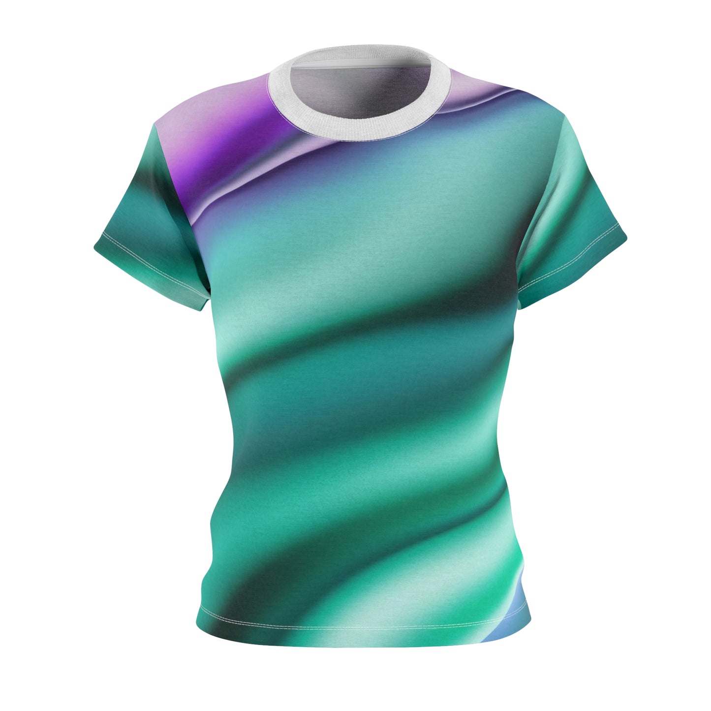 Women's Cut & Sew Tee (AOP) Kukloso Colorways No 10 Bluegreen - Free Shipping