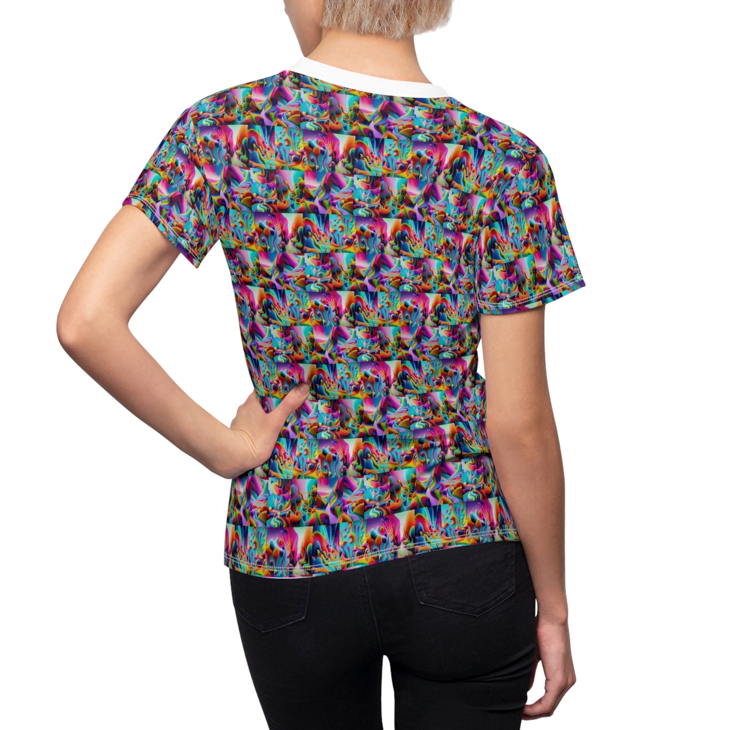 Women's Cut & Sew Tee (AOP) Kukloso Got Color Extra Small Pattern - Free Shipping