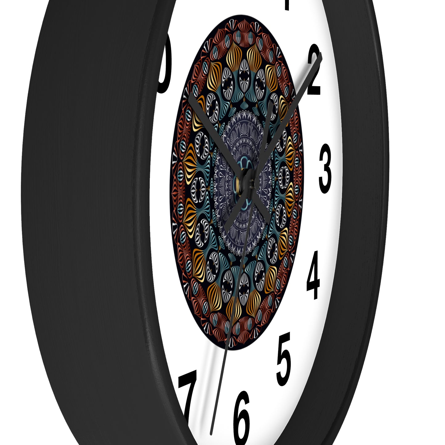 Wall Clock Kukloso Kuklos No 4420 Mandala - Free Shipping