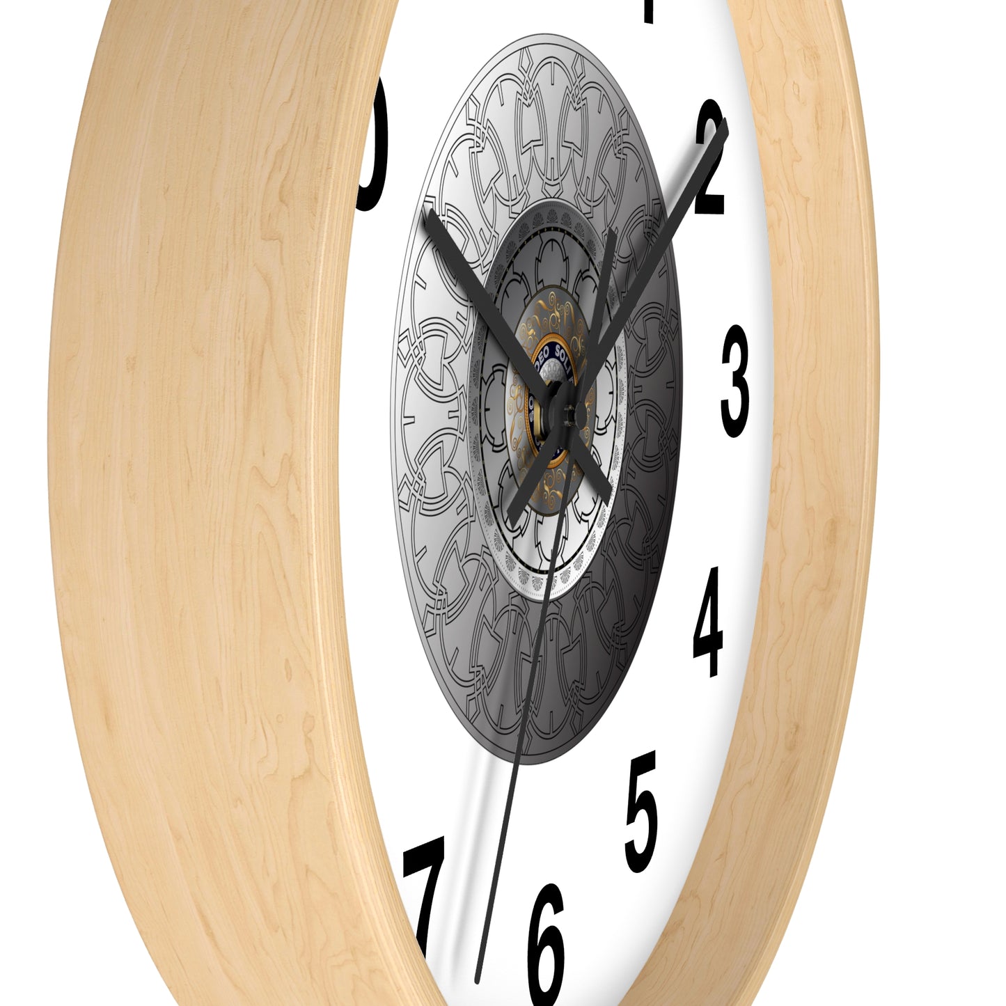 Wall Clock Kukloso OVC No 4288 Mandala - Free Shipping