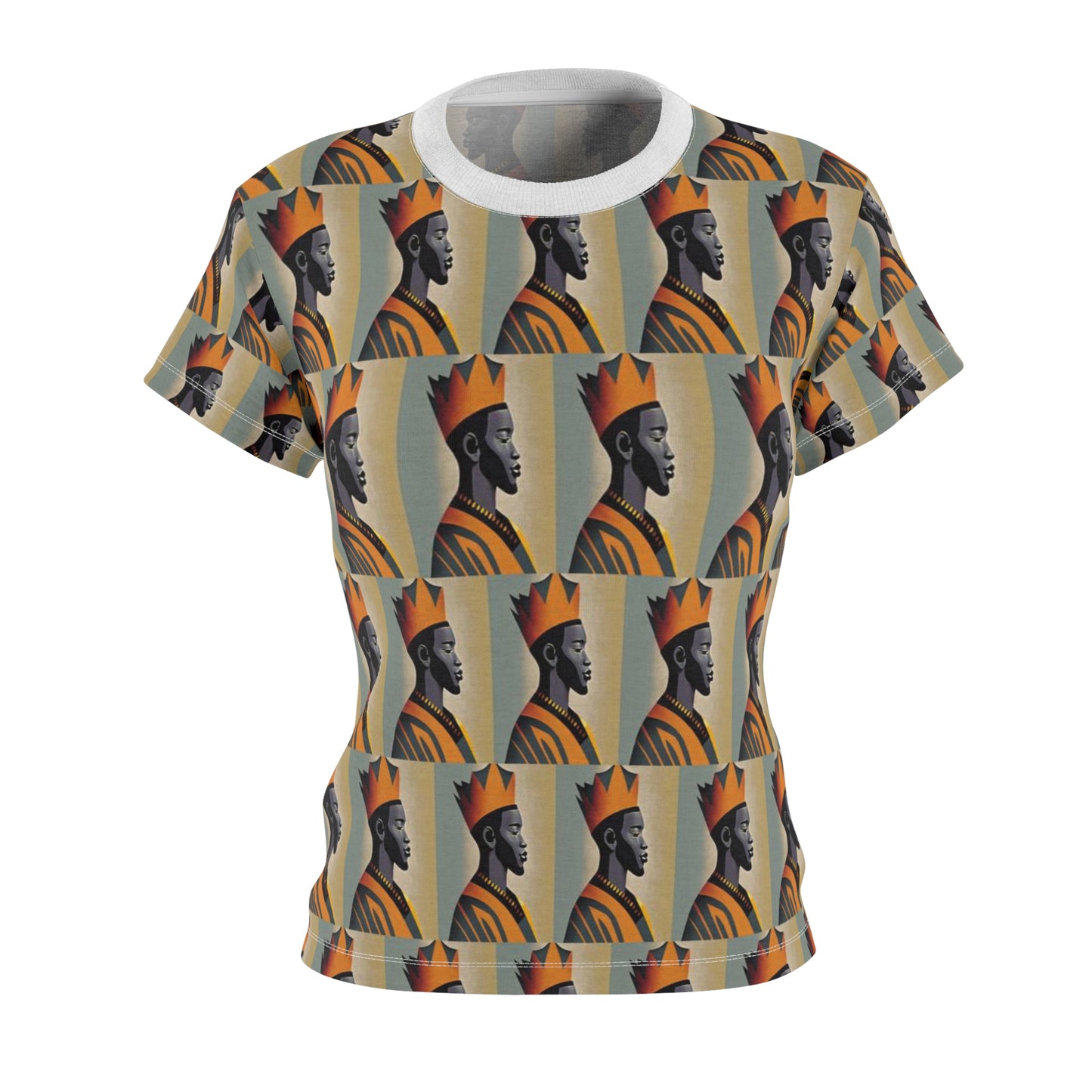 Women's Cut & Sew Tee (AOP) Kukloso Cubist Faces No 11 - Free Shipping