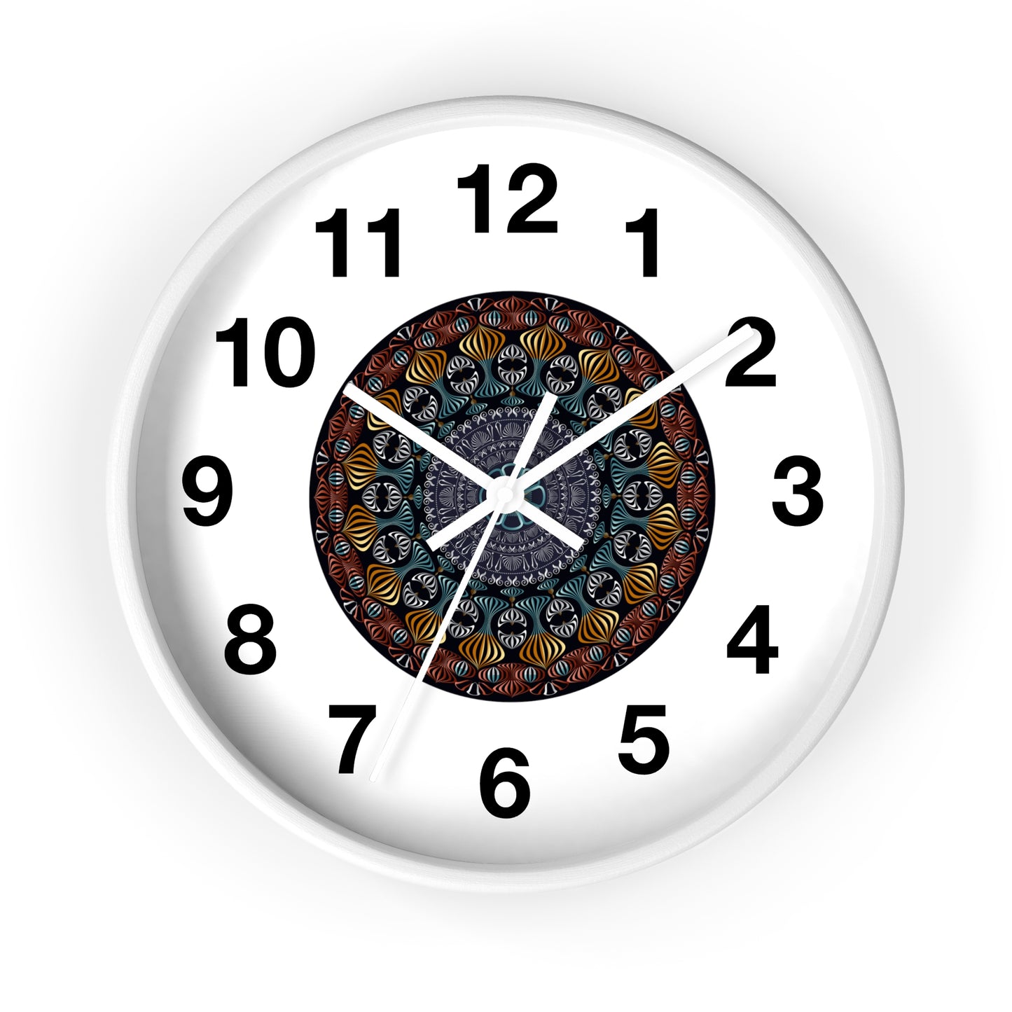 Wall Clock Kukloso Kuklos No 4420 Mandala - Free Shipping