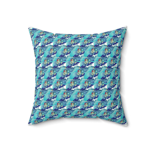 Spun Polyester Square Pillow Kukloso Abstractical No 29 - Free Shipping