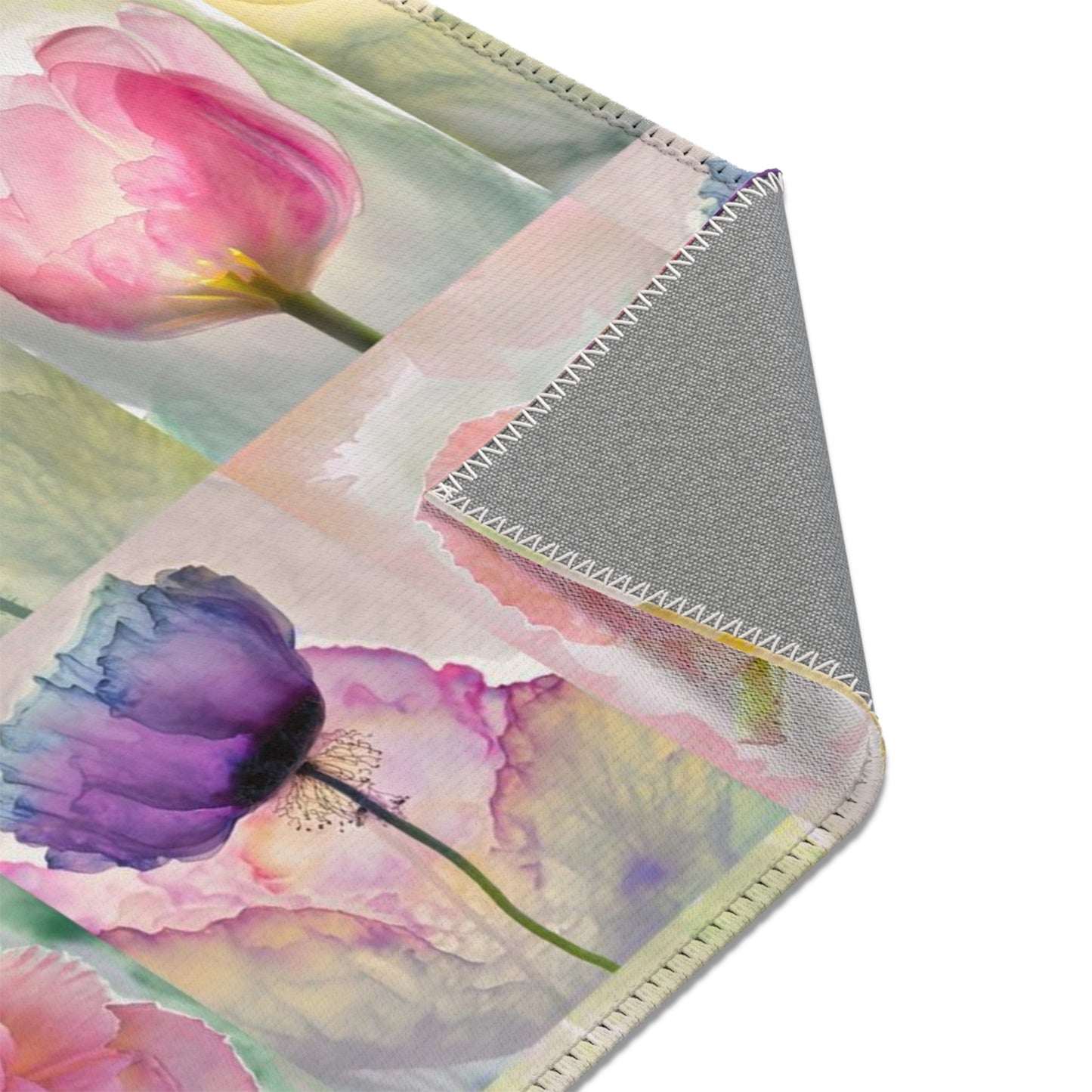 Area Rugs  Kukloso Pastel Watercolor Florals - Free Shipping