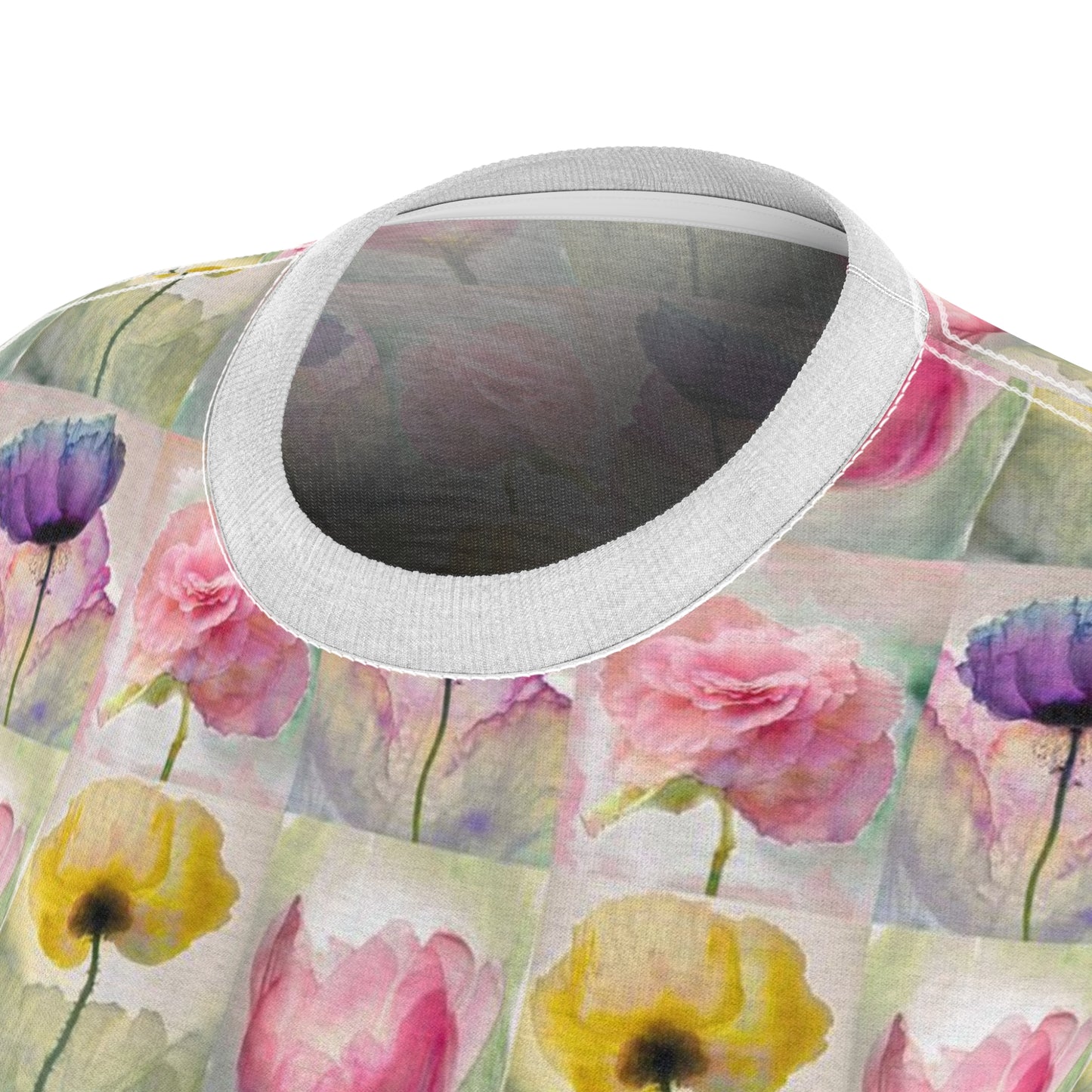 Women's Cut & Sew Tee (AOP) Kukloso Watercolor Florals Medium Pattern - Free Shipping