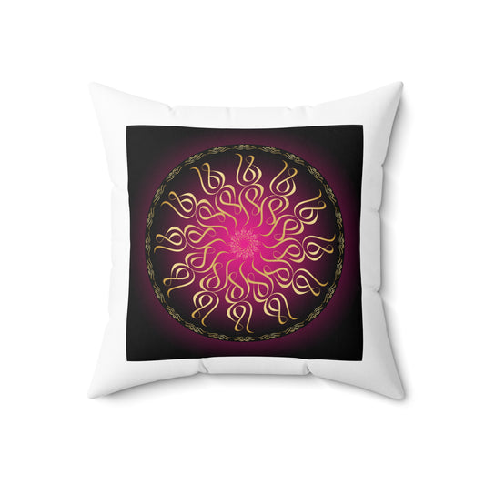 Spun Polyester Square Pillow Kukloso Untitled GraphicsNo 875 & No 876 - Free Shipping