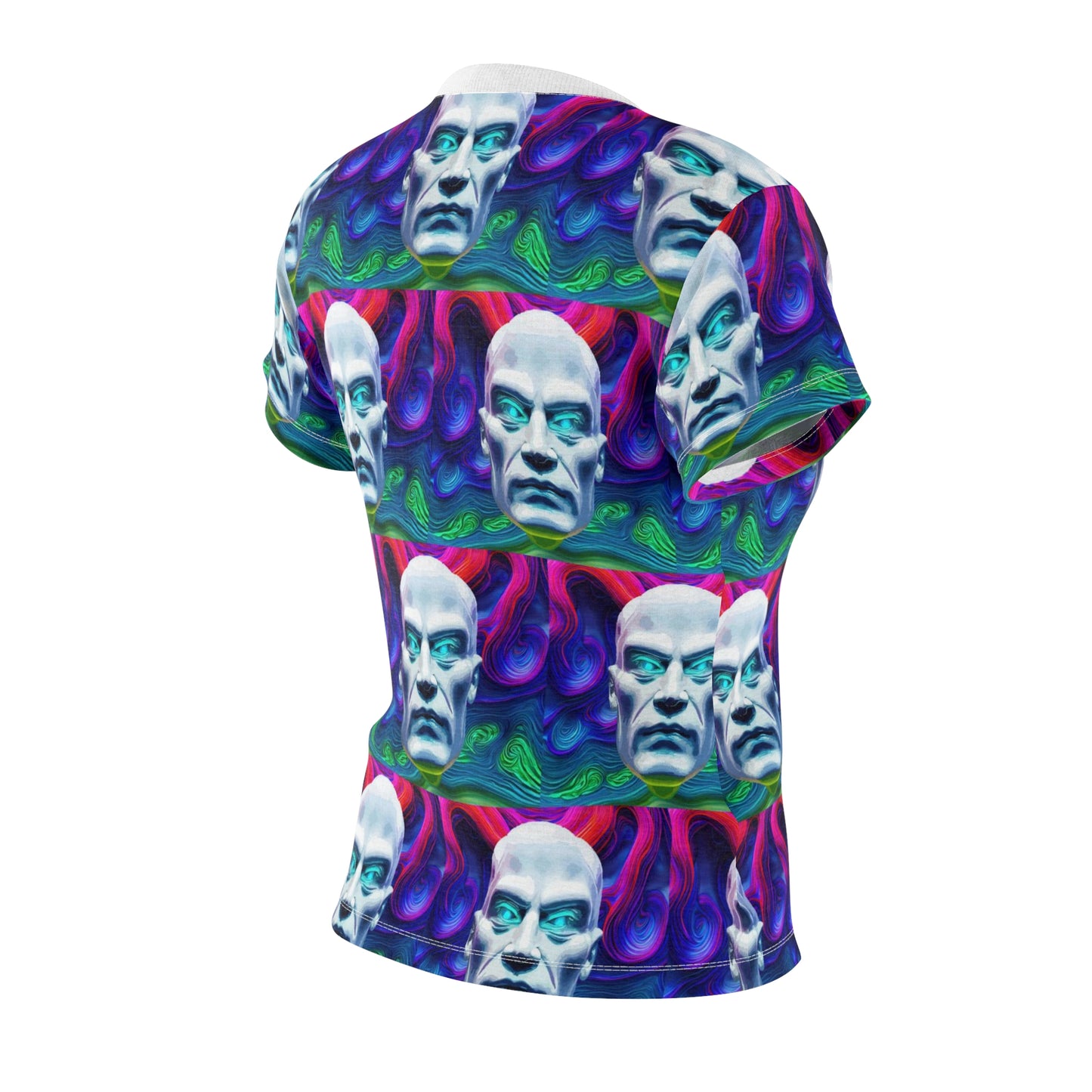 Women's Cut & Sew Tee (AOP) Kukloso Space Face No 7 Medium Pattern - Free Shipping