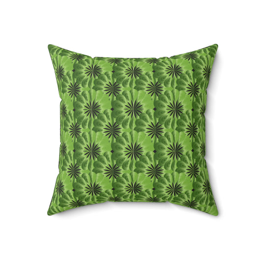 Spun Polyester Square Pillow Kukloso Fleurons No 44 - Free Shipping