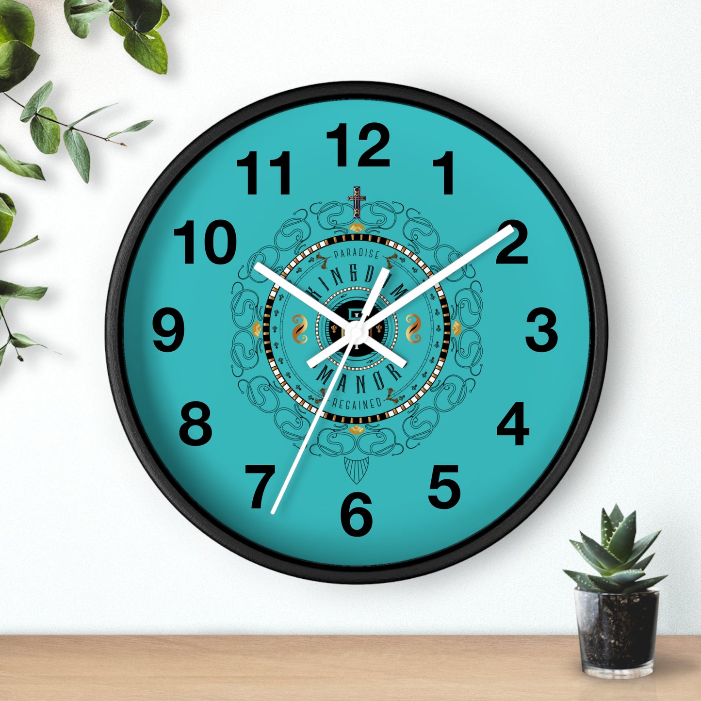 Wall Clock Kukloso 'Kingdom Manor' A Metaphor for Heaven - Free Shipping