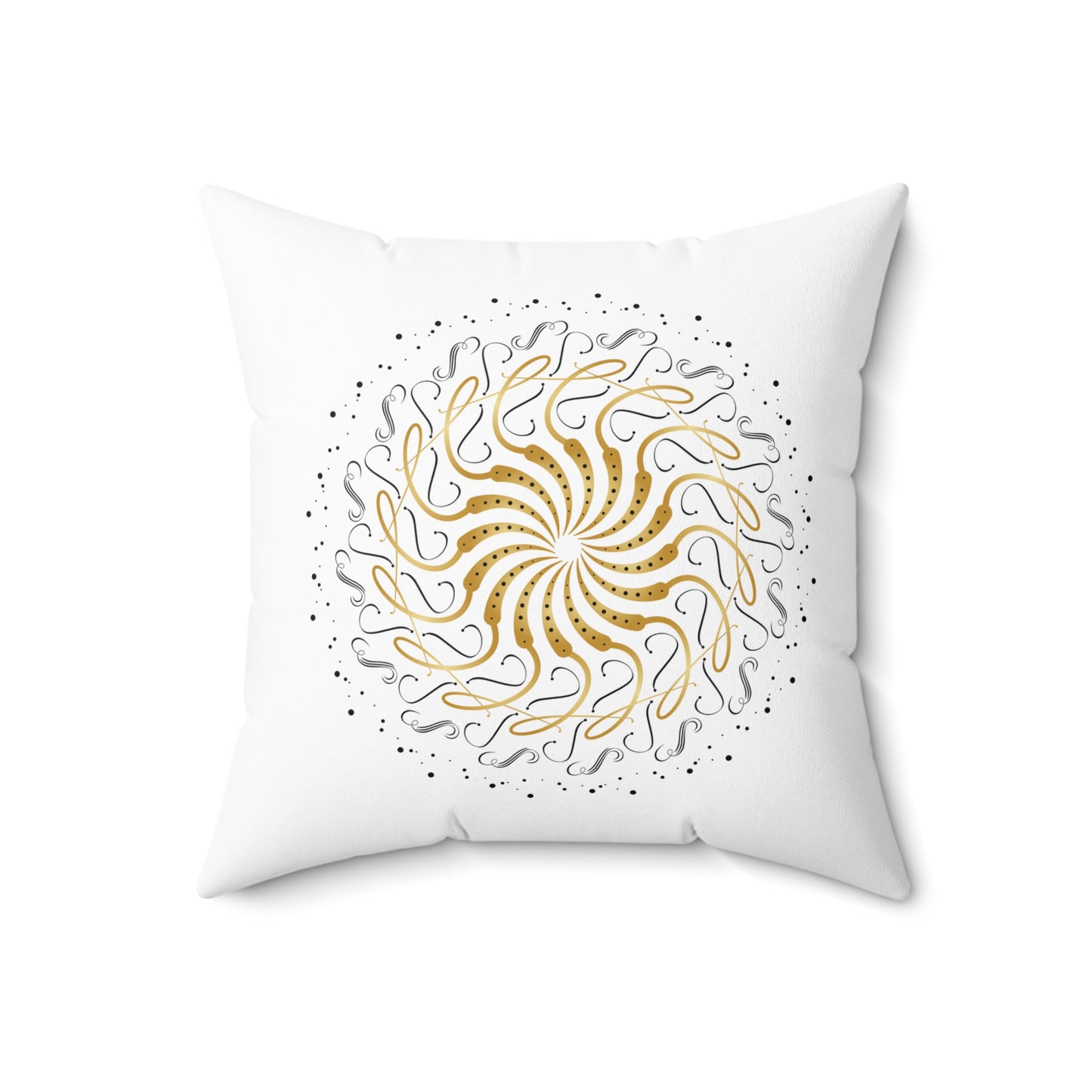 Spun Polyester Square Pillow Kukloso Untitled Graphics No 1014 & No 1015 - Free Shipping