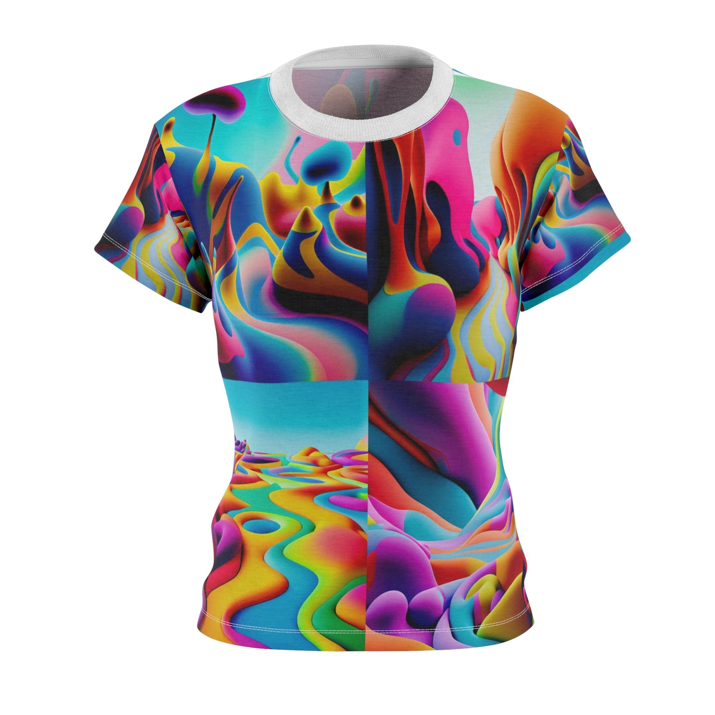 Women's Cut & Sew Tee (AOP) Kukloso Got Color Medium Pattern - Free Shipping