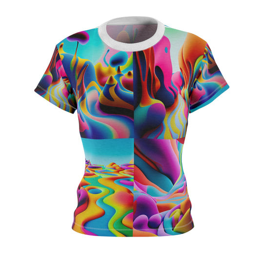 Women's Cut & Sew Tee (AOP) Kukloso Got Color Medium Pattern - Free Shipping