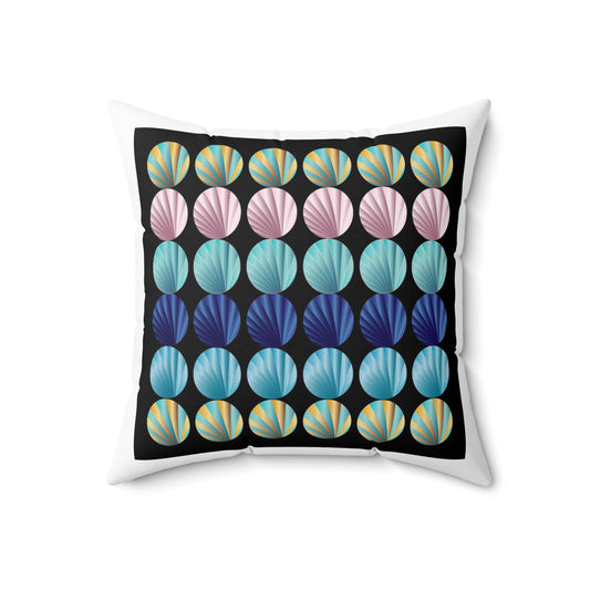 Spun Polyester Square Pillow Kukloso Abstractical No 22 - Free Shipping