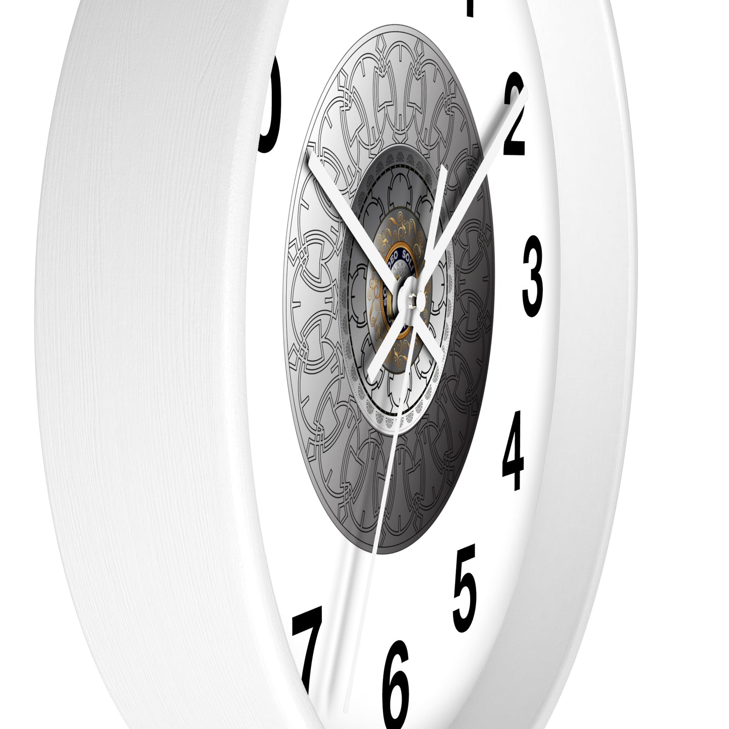 Wall Clock Kukloso OVC No 4288 Mandala - Free Shipping