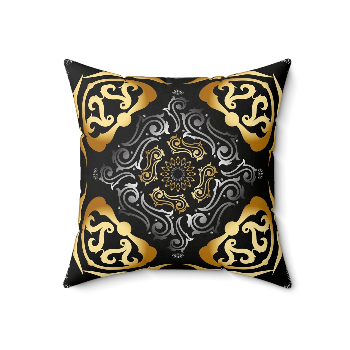 Spun Polyester Square Pillow Kukloso Abstractical No 1 - Free Shipping