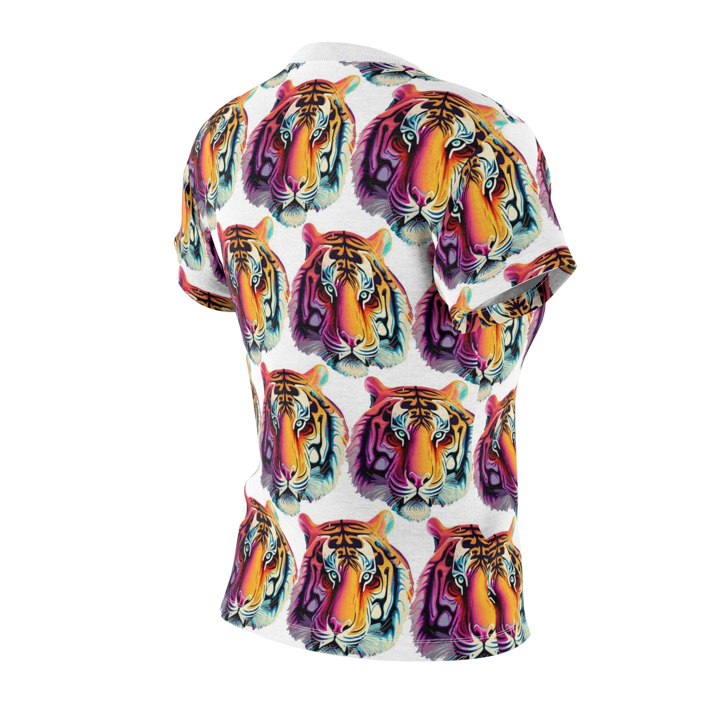 Women's Cut & Sew Tee (AOP) Kukloso Cubist Mr. Tiger - Free Shipping