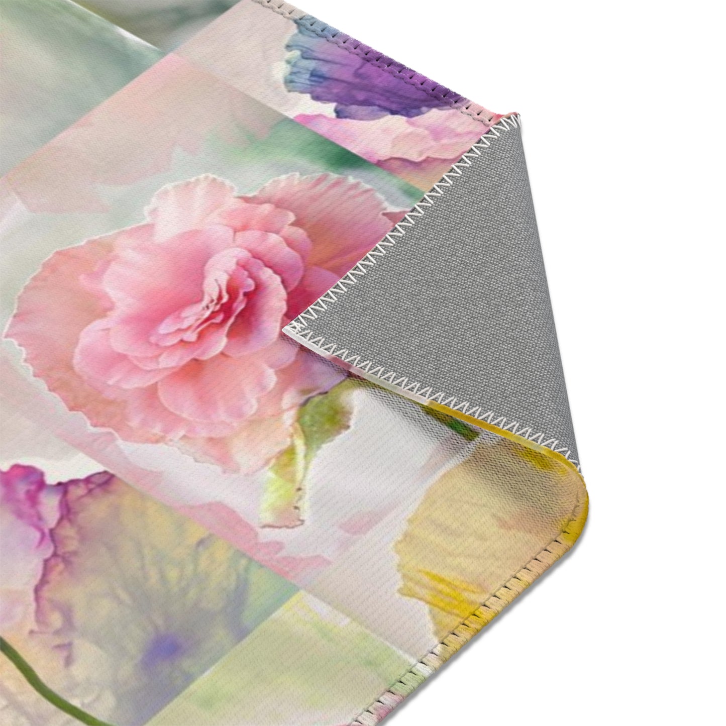 Area Rugs  Kukloso Pastel Watercolor Florals - Free Shipping