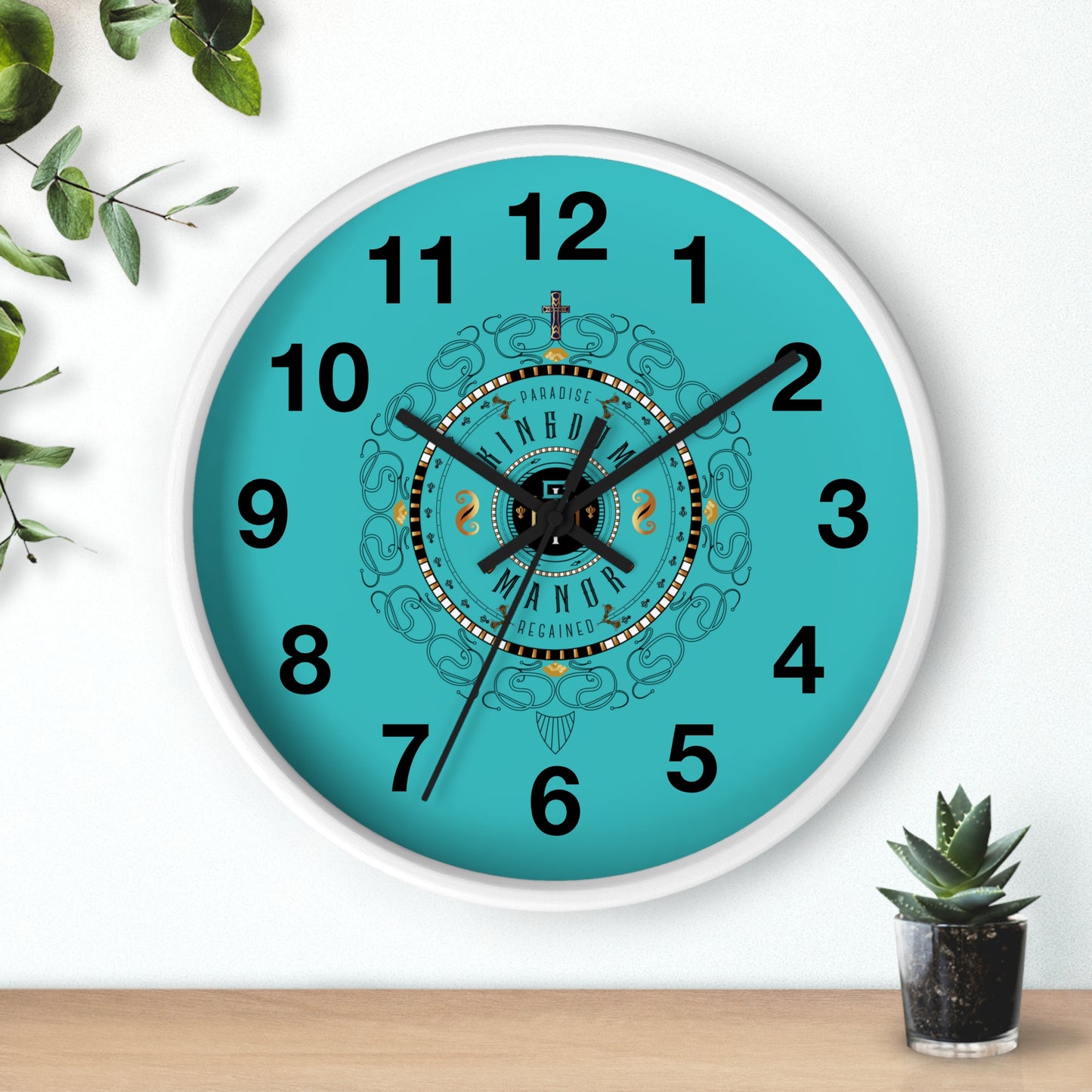 Wall Clock Kukloso 'Kingdom Manor' A Metaphor for Heaven - Free Shipping