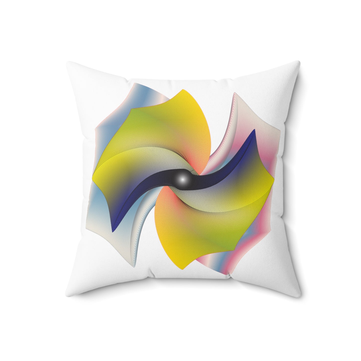 Spun Polyester Square Pillow Kukloso Graphics No 1560 & No 1561 - Free Shipping