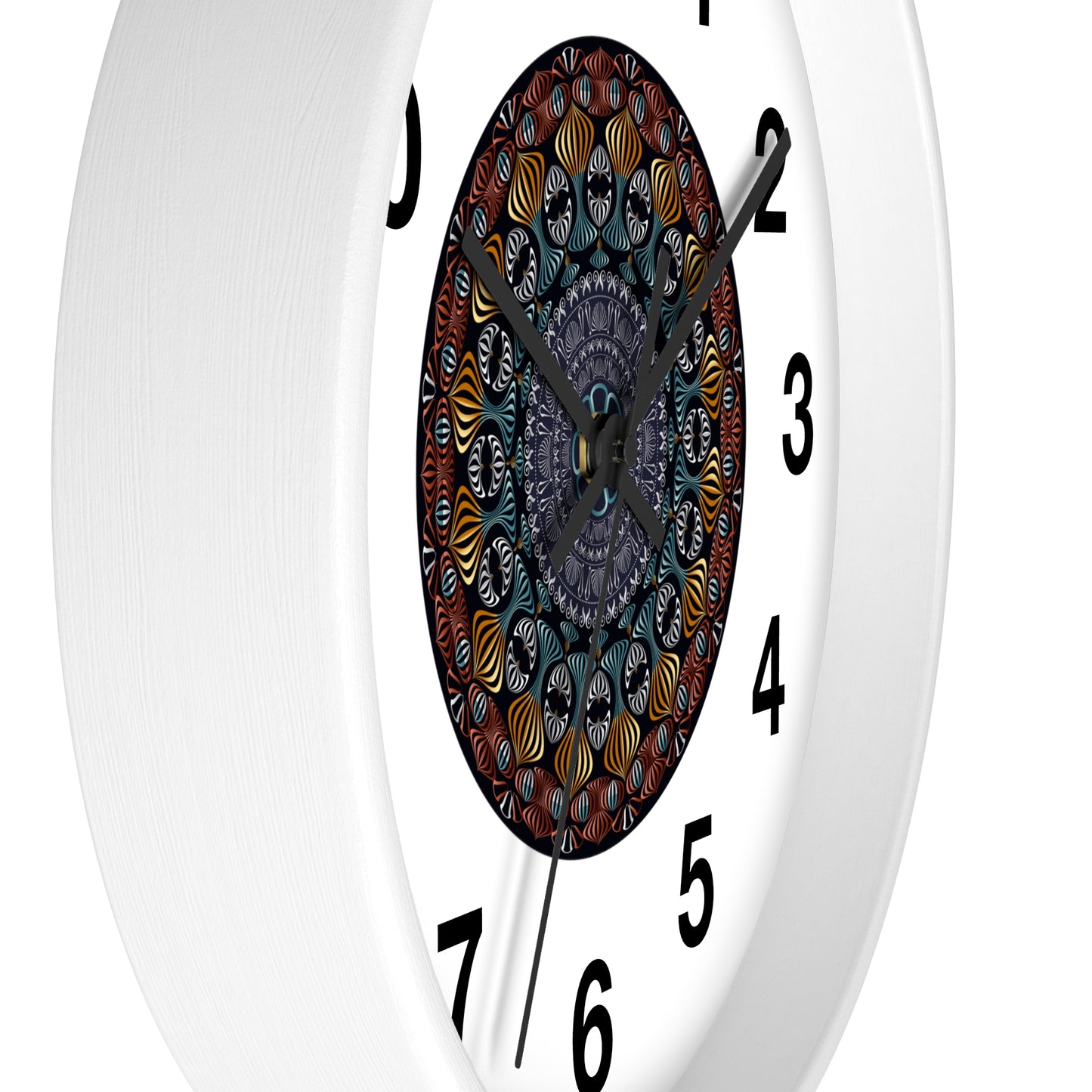 Wall Clock Kukloso Kuklos No 4420 Mandala - Free Shipping