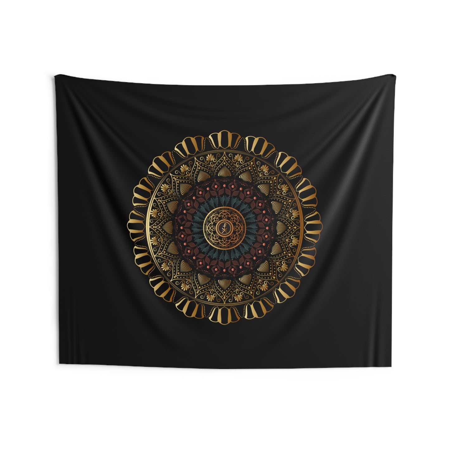 Indoor Wall Tapestries Kukloso Kuklos No 4438 PX Christogram Mandala - Free Shipping