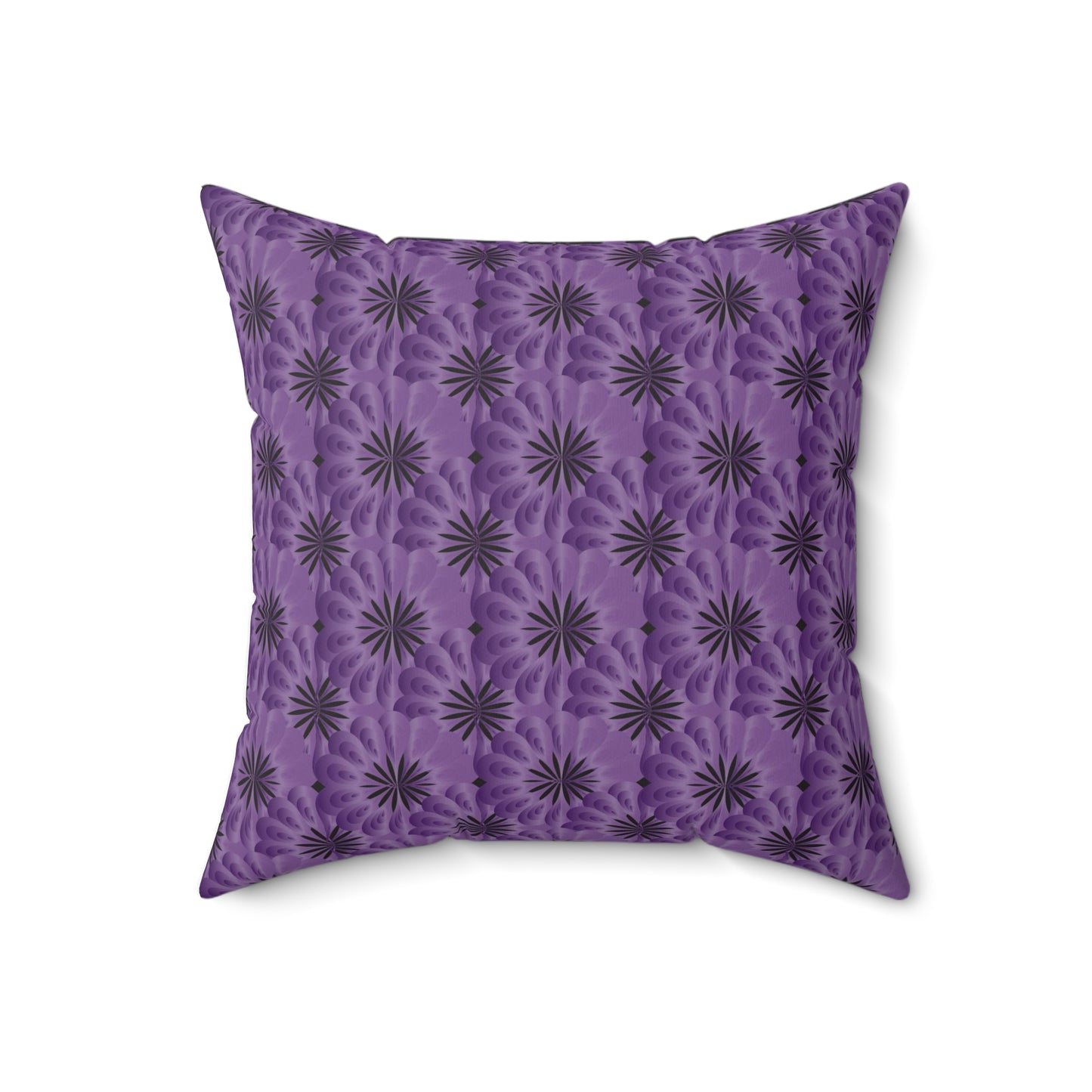 Spun Polyester Square Pillow Kukloso Fleurons No 46 - Free Shipping