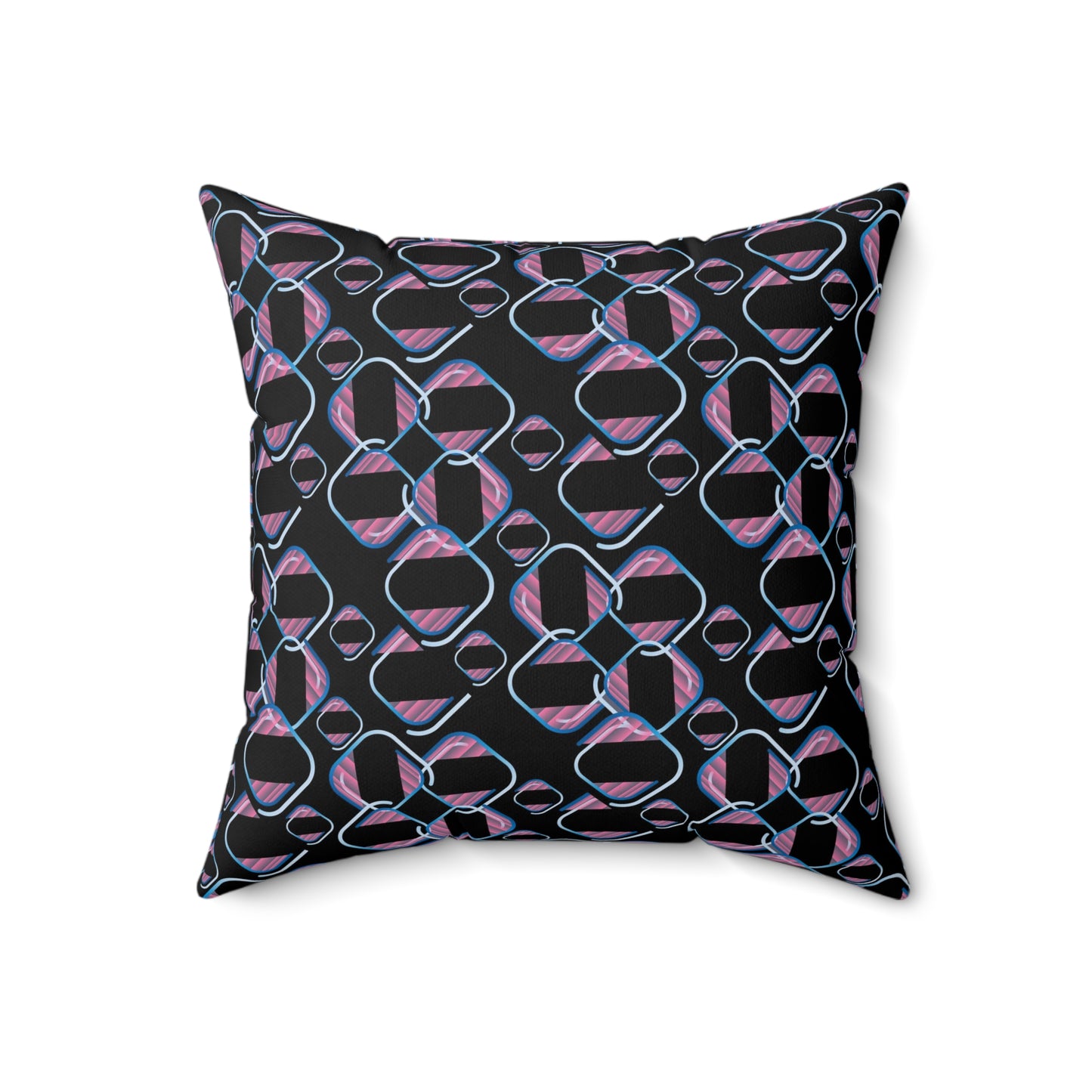 Spun Polyester Square Pillow Kukloso Abstract No 41 & No 4 - Free Shipping