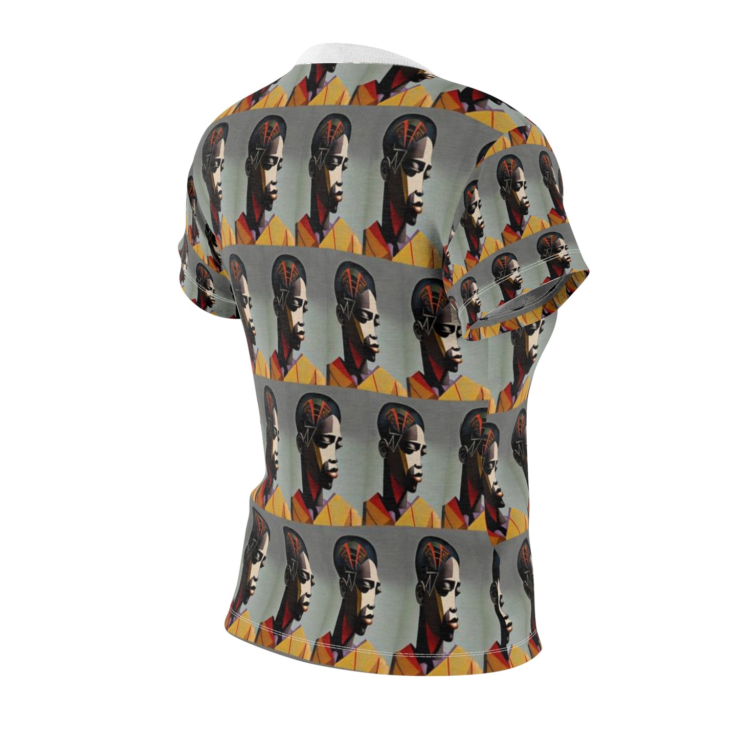 Women's Cut & Sew Tee (AOP) Kukloso Cubist Faces No 20 - Free Shipping