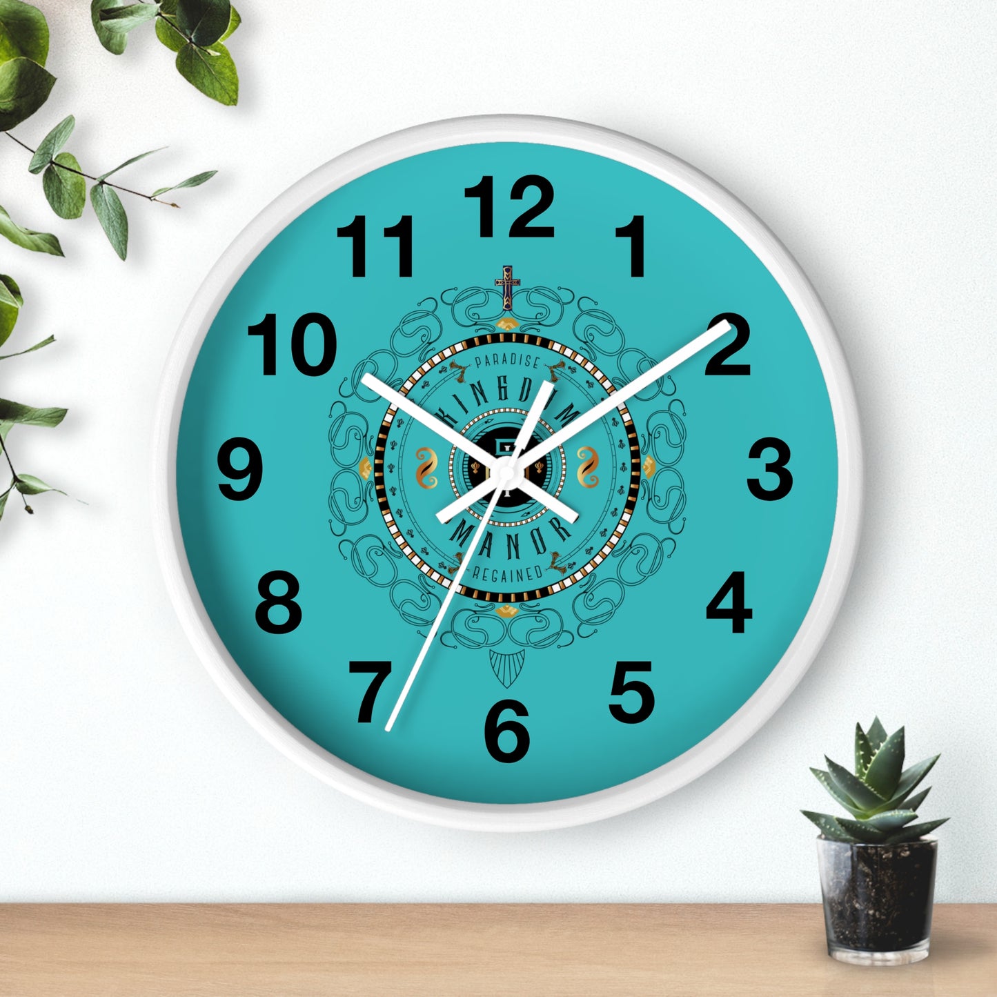 Wall Clock Kukloso 'Kingdom Manor' A Metaphor for Heaven - Free Shipping