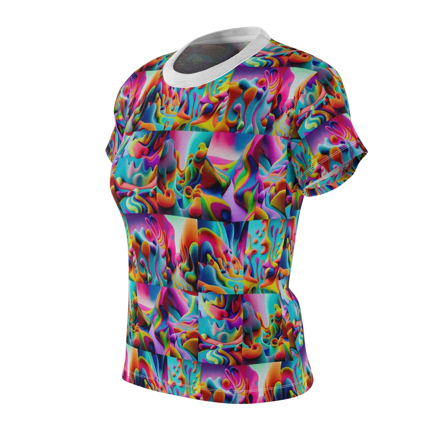 Women's Cut & Sew Tee (AOP) Kukloso Got Color Small Pattern - Free Shipping