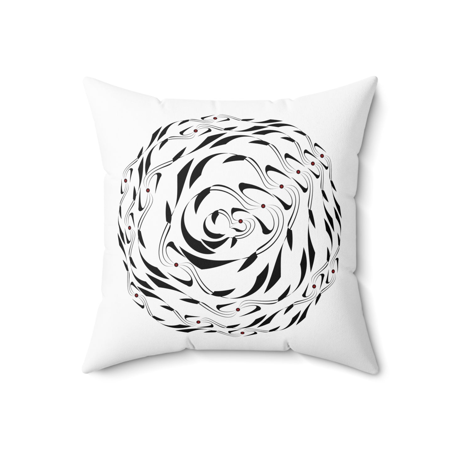 Spun Polyester Square Pillow Kukloso Untitled Graphics No 773 & No 774 - Free Shipping