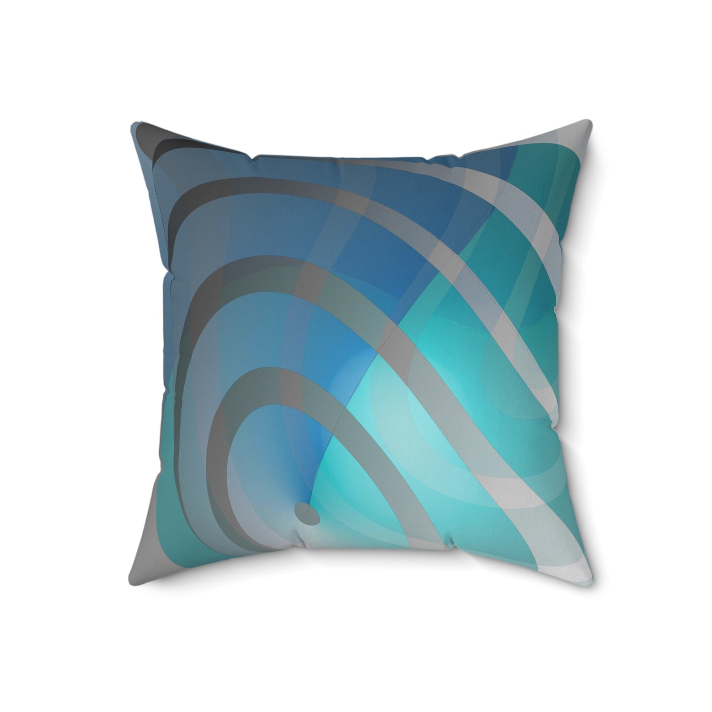 Spun Polyester Square Pillow  Kukloso Abstractical No 27 - Free Shipping