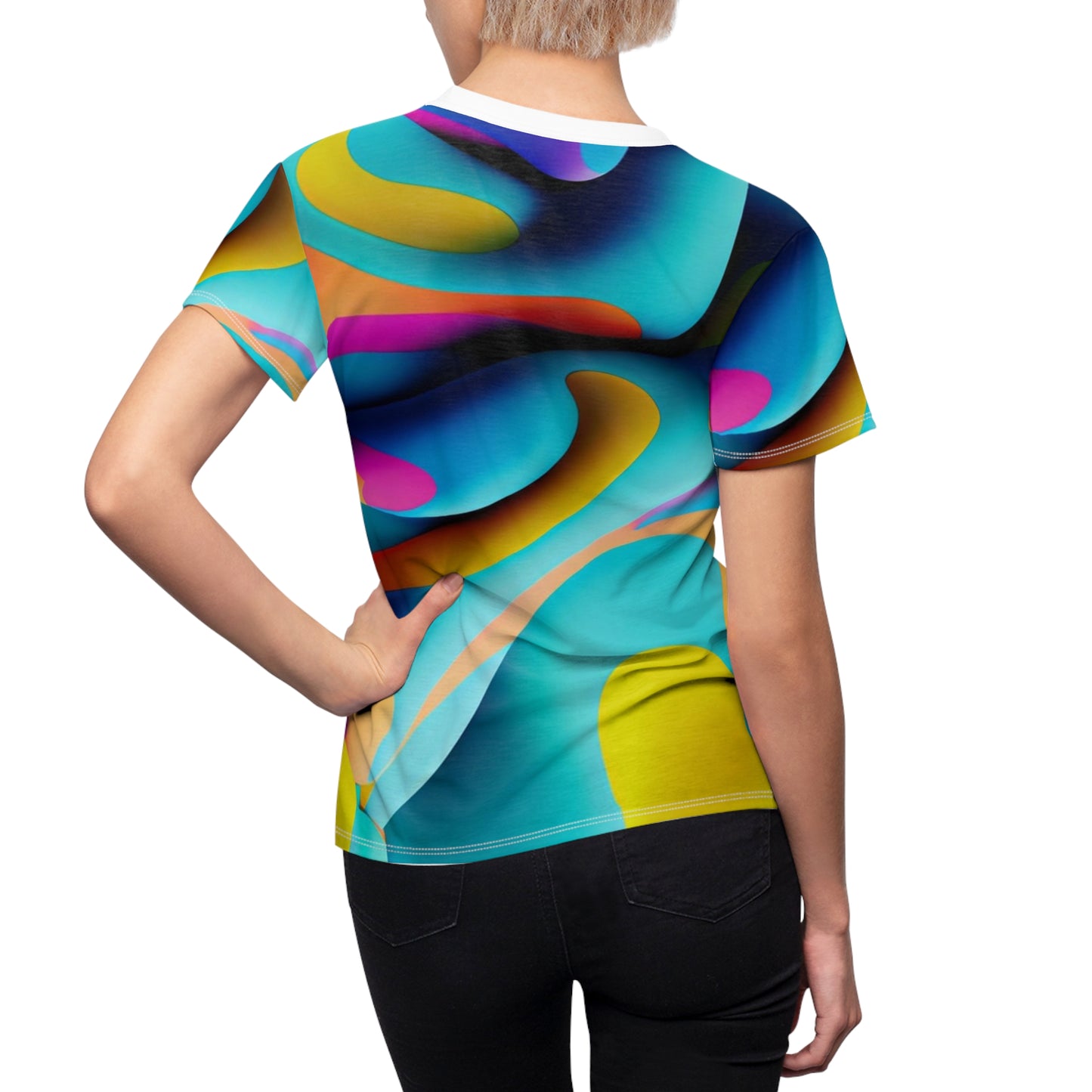 Women's Cut & Sew Tee (AOP) Kukloso Got Color Extra Large Pattern - Free Shipping