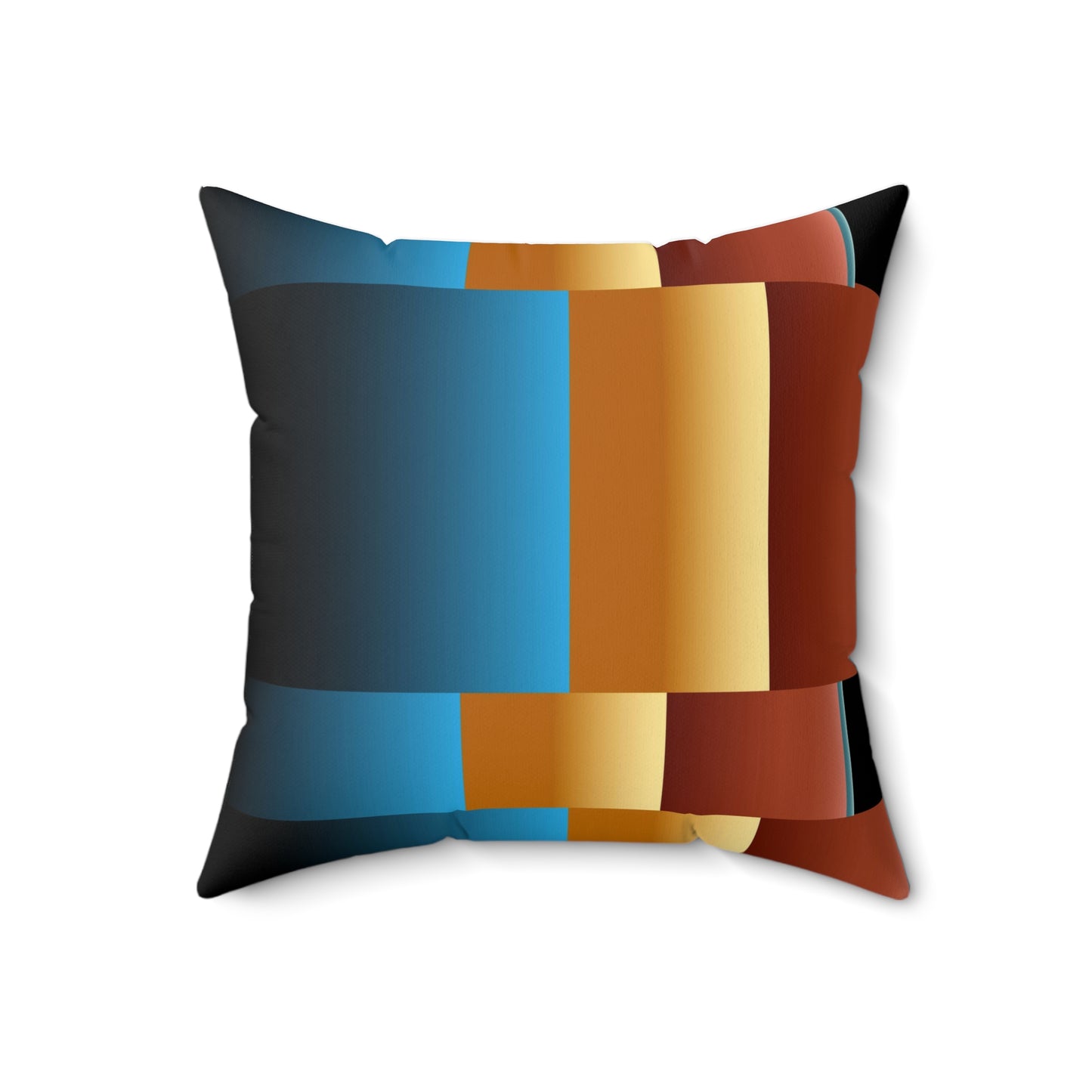 Spun Polyester Square Pillow Kukloso Abstractical No 9 - Free Shipping