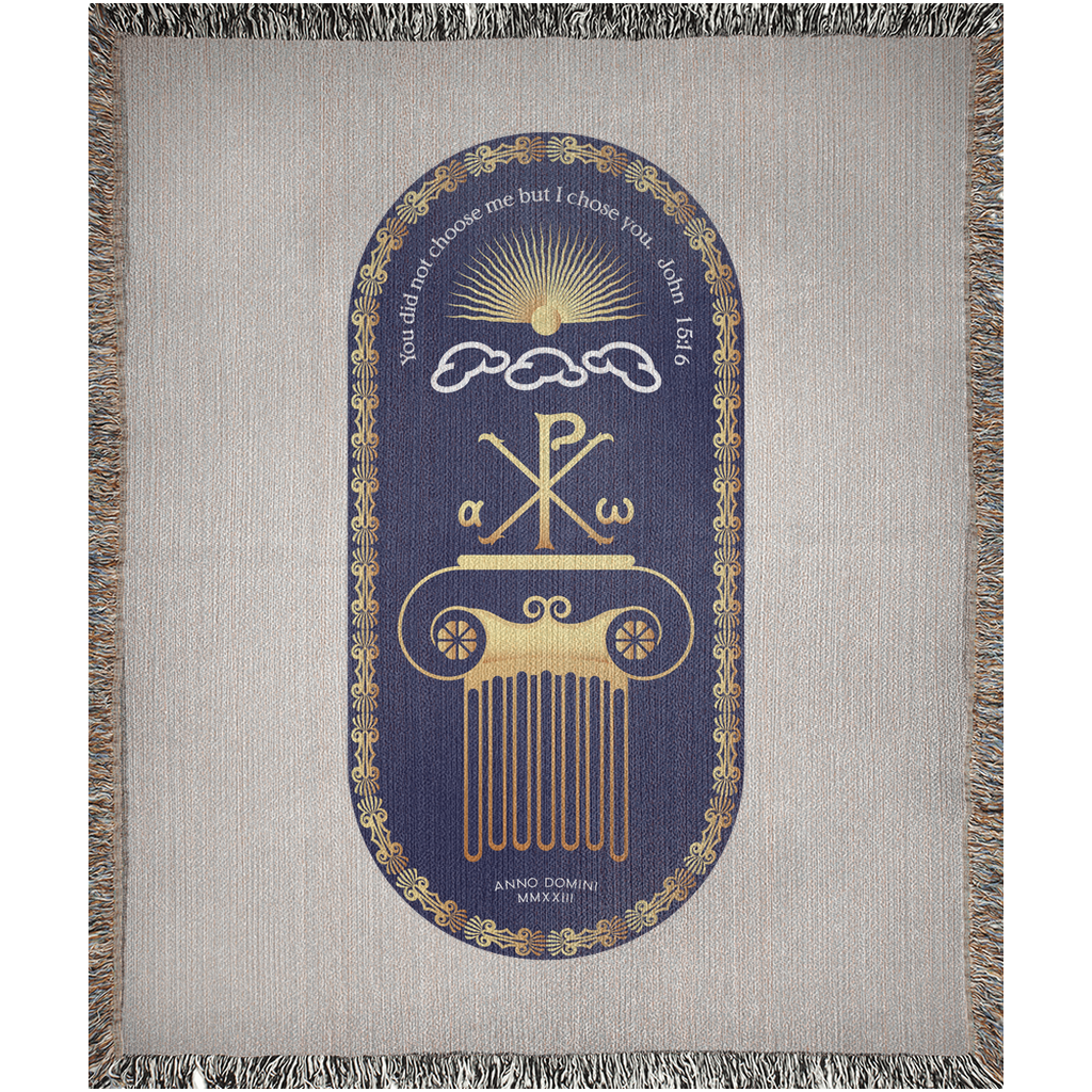 Woven Blankets Kukloso PX Christogram John 15:16 - Free Shipping