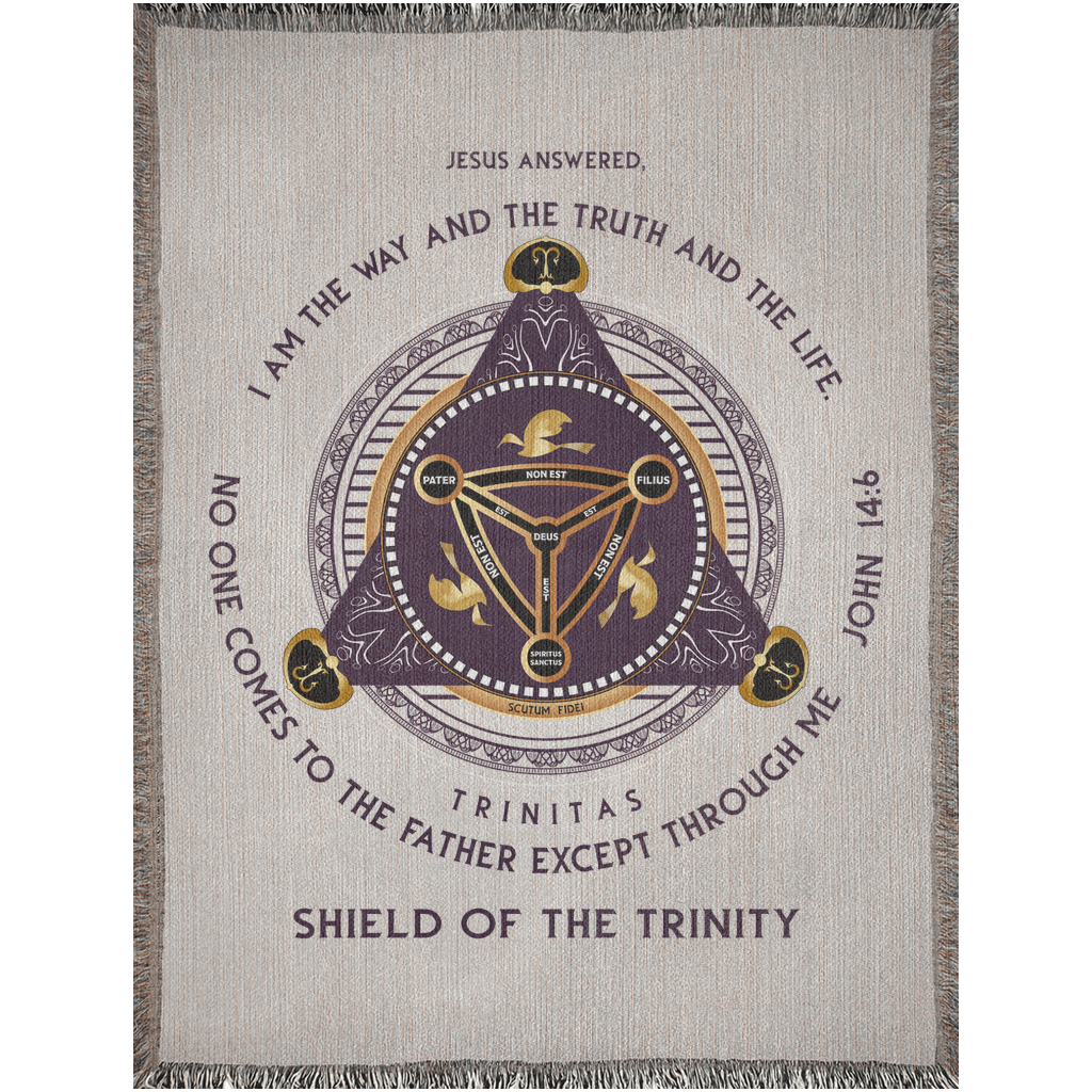 Woven Blankets  Kukloso 'The Shield of Trinity' - Free Shipping