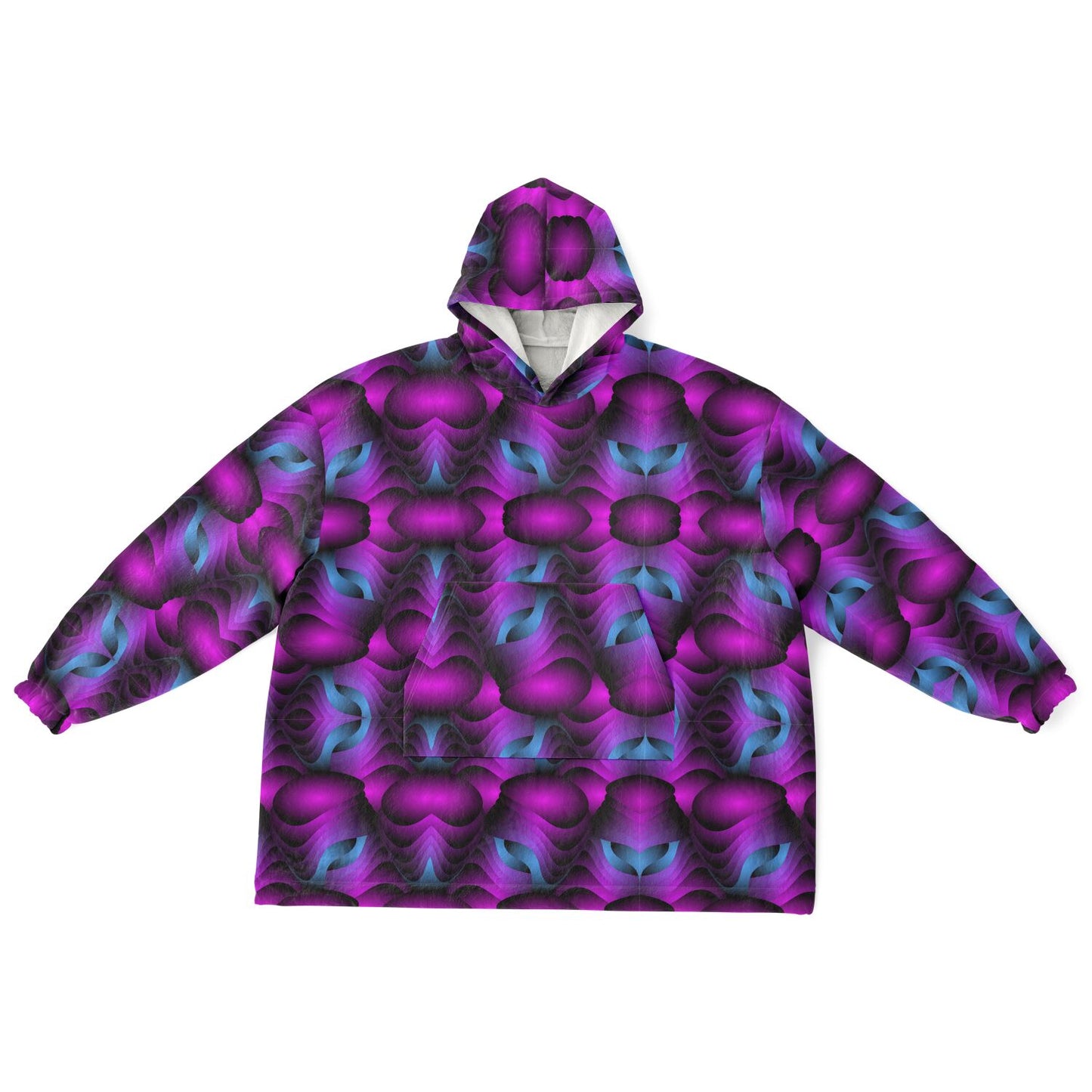 Snug Hoodie Economy - AOP Kukloso Ice Cream Swirls No 57 - Free Shipping