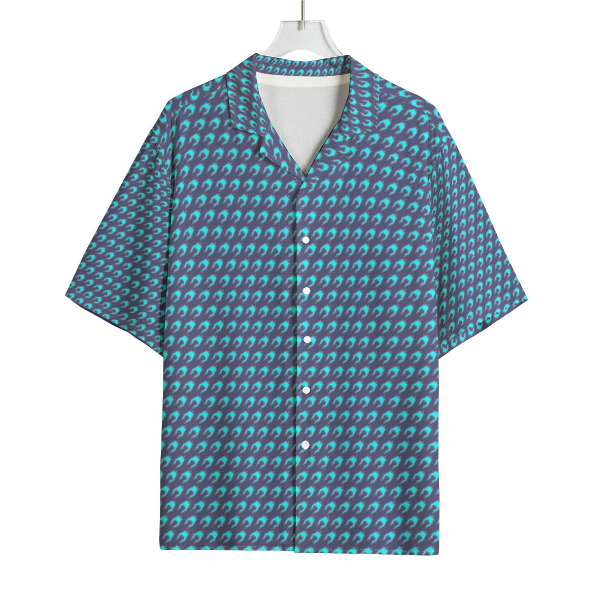 AOP Men's Hawaiian Rayon Shirt Kukloso Geo No 720