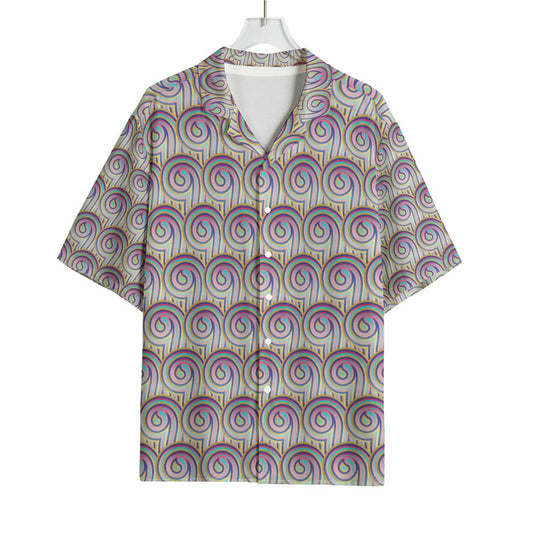 AOP Men's Hawaiian Rayon Shirt Kukloso Geo No 85