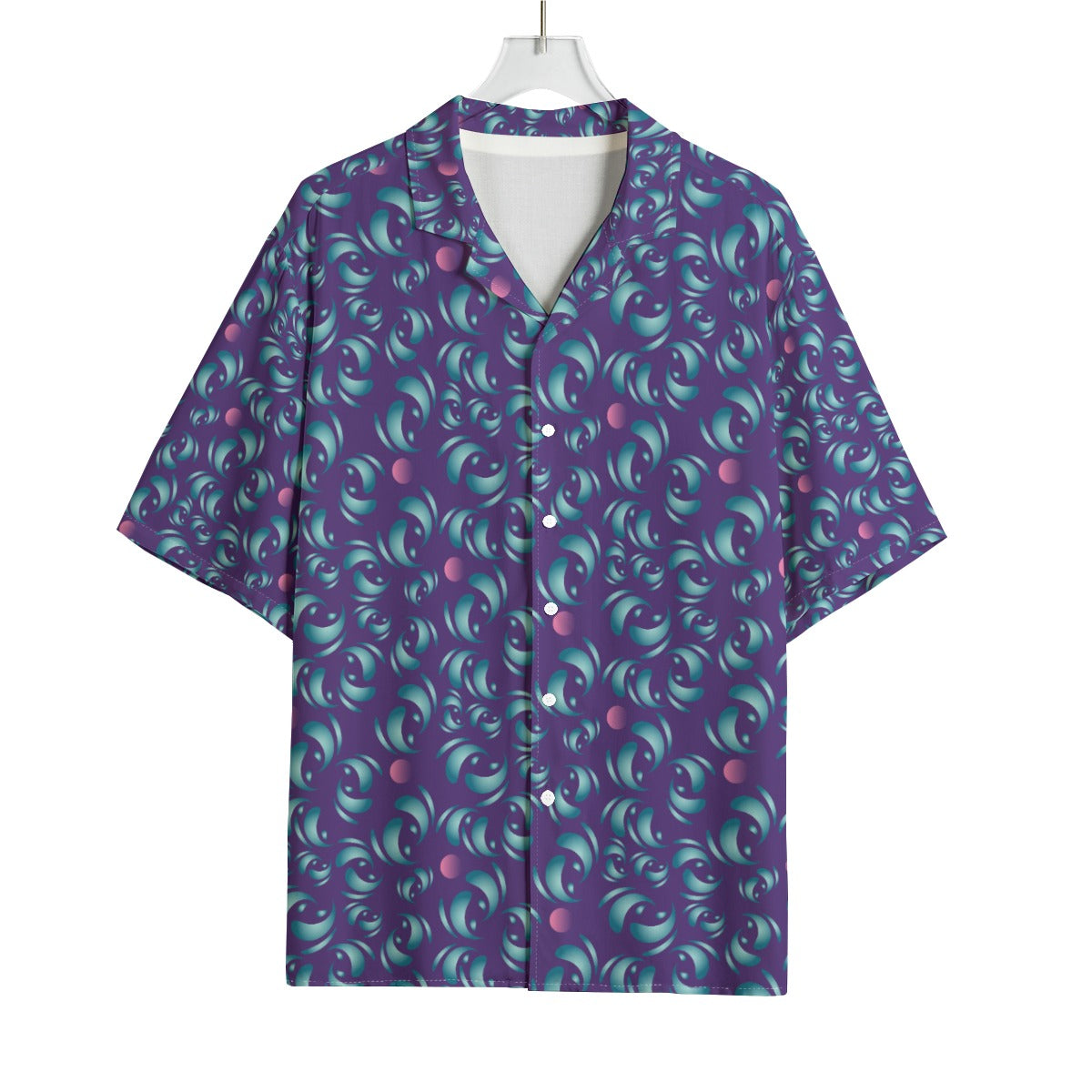 AOP Men's Hawaiian Rayon Shirt Kukloso Geo No 1182