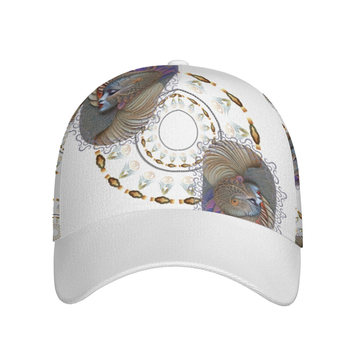 All-Over Print Unisex Peaked Cap With Box Kukloso Abstract Geo No 1567