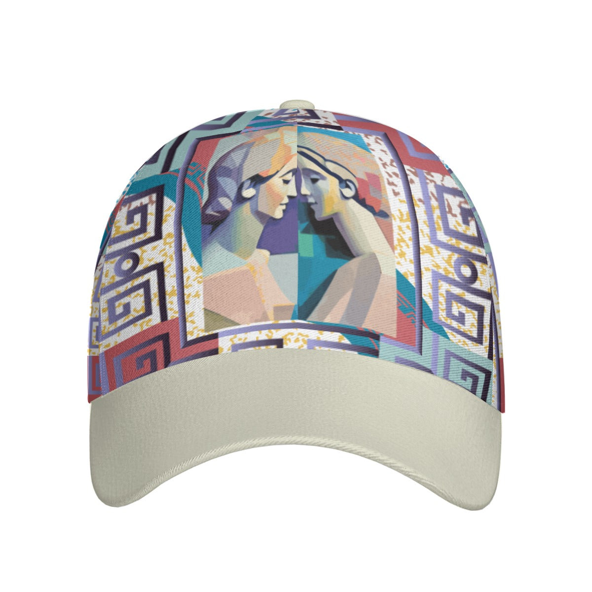 All-Over Print Unisex Peaked Cap With Box Kukloso Abstract Geo No 731